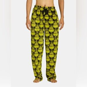 Dr. Seuss Grinch Superminky Fleece Sleep Pants Men’s Small